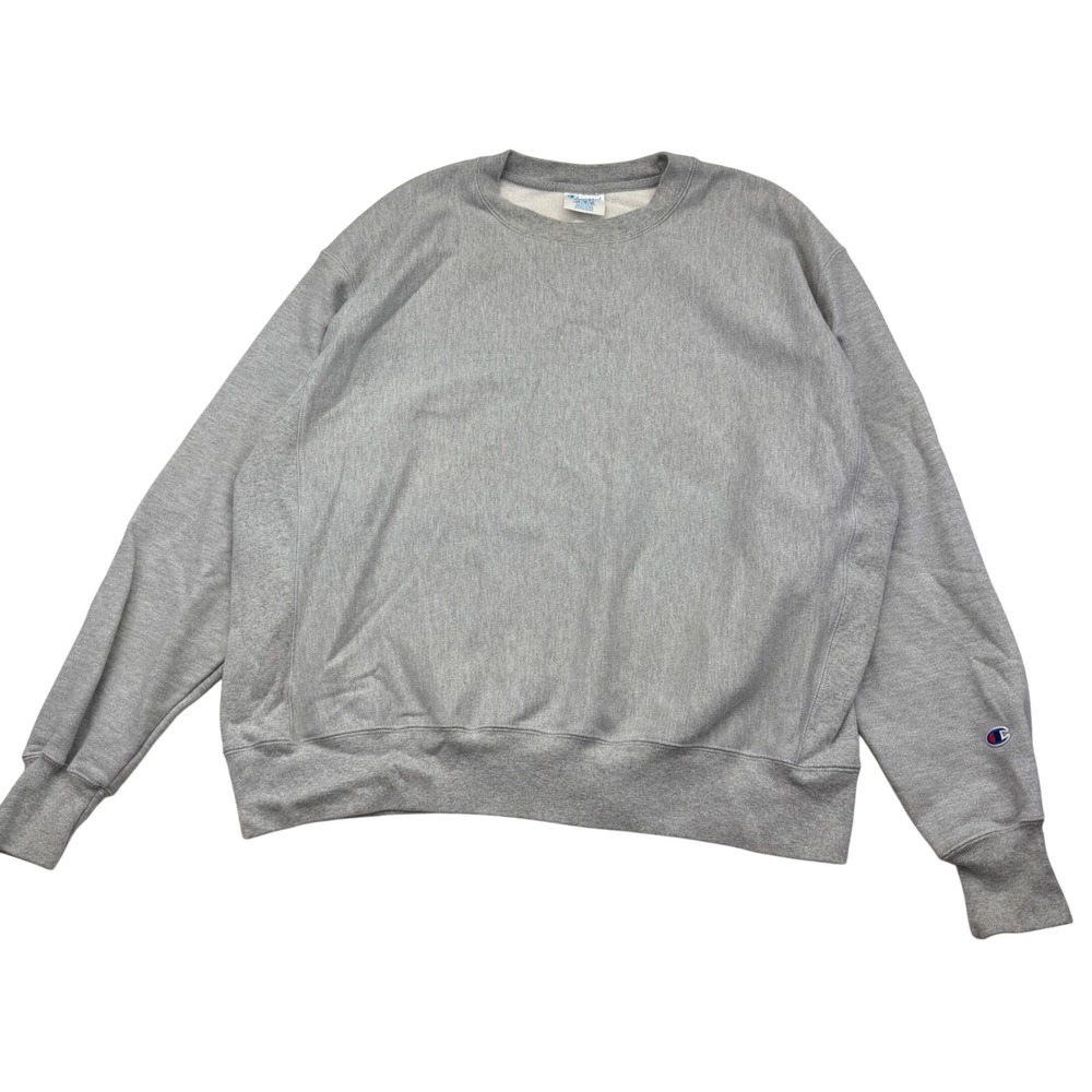 Vintage Champion Reverse Weave Crewneck Sweatshirt Gray Mens XL EUC